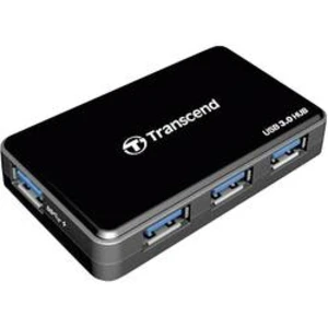 USB 3.0 hub s adaptérem Transcend, 4-portový