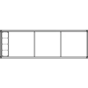 Ritto by Schneider 1553670, 15536/70, (š x v x h) 1340 x 431.5 x 145 mm, bílá
