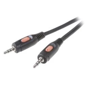 Jack audio kabel SpeaKa Professional SP-7870372, 30.00 cm, černá