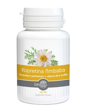 Imbio Kopretina řimbaba + vitamín B6 a hořčík 40 tablet Imbio Kopretina řimbaba + vitamín B6 a hořčík 40 tablet