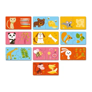 Detské puzzle Djeco Duo Food