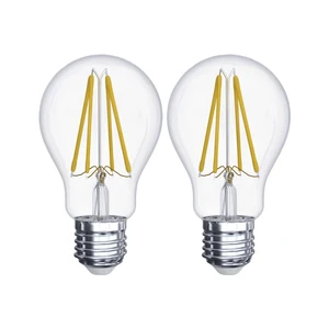 Súprava 2 LED žiaroviek EMOS Filament A60 A++ Warm White, 6W E27