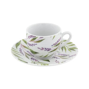 Súprava 6 porcelánových hrnčekov s tanierikmi Villa Altachiara Star Fruit