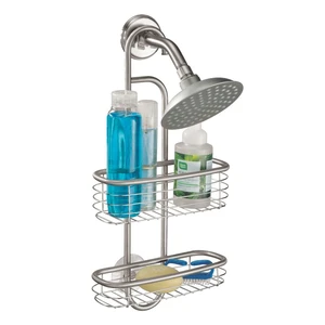Závesný kovový držiak do sprchy iDesign Forma, 25 × 52 cm