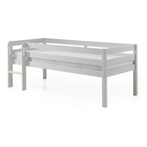 Biela detská vyvýšená posteľ Vipack Pino, 90 x 200 cm