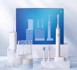 Xiaomi Oral Cleaning Kit T500 Sonic Electric Toothbrush Mijia Electric Oral Irrigator Water Flosser With 3 Replaceable T
