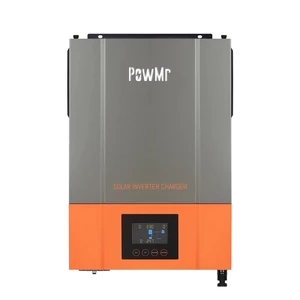 PowMr DC24V 48V 3.6KW 6.2KW Solar Inverter Pure Sine Wave Inversor PV Input Max DC 500V MPPT 120A Solar Controller
