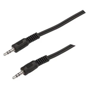 Bachmann 918.011 jack audio prepojovací kábel [1x jack zástrčka 3,5 mm - 1x jack zástrčka 3,5 mm] 2.50 m čierna