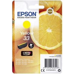 Epson Ink T3344, 33 originál  žltá C13T33444012