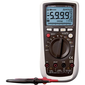 VOLTCRAFT VC830 ručný multimeter  digitálne/y  CAT III 1000 V, CAT IV 600 V Displej (counts): 6000