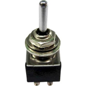 TRU COMPONENTS TC-TA203A1 pákový spínač 250 V/AC 3 A 2x zap/vyp/zap  s aretáciou/0/s aretáciou  1 ks