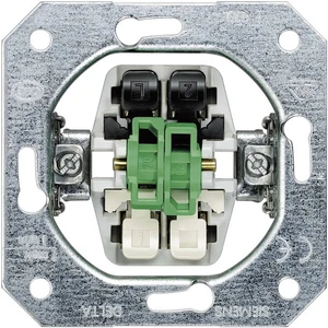 Siemens  vložka dvojitý vypínač Delta hliník (kovový) 5TA2155
