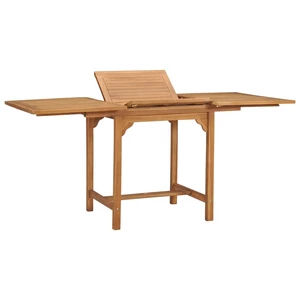 Extending Garden Table (43.3"-63")x31.5"x29.5" Solid Teak Wood
