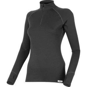 Lasting Dámská vlněná Merino mikina LAURA 260g - černá Velikost: XL