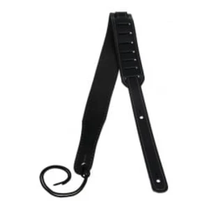 Flight S51 Black Leather Pasek Do Ukulele