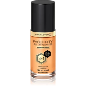 Max Factor Facefinity All Day Flawless dlouhotrvající make-up SPF 20 odstín 78 Warm Honey 30 ml