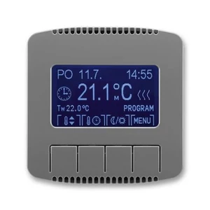 ABB Tango termostat pokojový kouřová šedá 3292A-A10301 S2 programovatelný