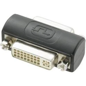 DVI adaptér Renkforce RF-2959785, [1x DVI zásuvka 24+5pólová - 1x DVI zásuvka 24+5pólová], černá