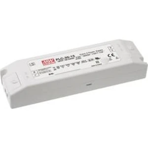 LED driver, napájecí zdroj pro LED konstantní napětí, konstantní proud Mean Well PLC-30-20, 30 W (max), 1.5 A, 20 V/DC