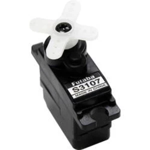 Futaba nano servo S3107 analogové servo Materiál převodovky plast Zásuvný systém Futaba