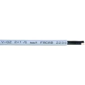 Řídicí kabel Faber Kabel Y-OZ (031150), 7,7 mm, 500 V, šedá, 1 m