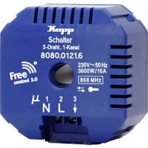 Přijímač Kopp Free Control Free Control 3.0 808001216, 1kanálový