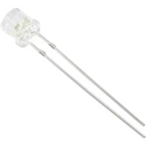 LED s vývody HuiYuan 5634Y1C-KSA-E, typ čočky cylindrický, 5 mm, 90 °, 20 mA, žlutá