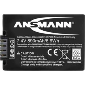 Akumulátor do kamery Ansmann náhrada za orig. akumulátor DMW-BMB9E 7.4 V 890 mAh