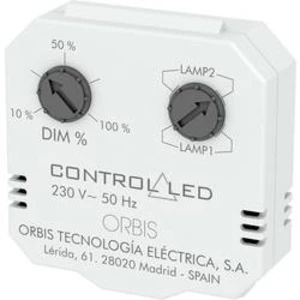 Stmívač pod omítku ORBIS Zeitschalttechnik CONTROL LED OB200010, bílá