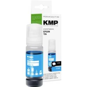 KMP Ink refill náhradní Epson 104, 104 EcoTank, T00P2, C13T00P240 kompatibilní azurová E192 1648,0003