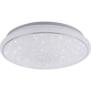 LED stropní svítidlo LeuchtenDirekt LOLAsmart-JUPI 14743-16, Vnější Ø 440 mm, N/A, bílá