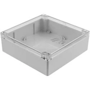 Univerzální pouzdro Hammond Electronics 1554 PC CL 1554W2GYCL, polykarbonát, šedá, 1 ks