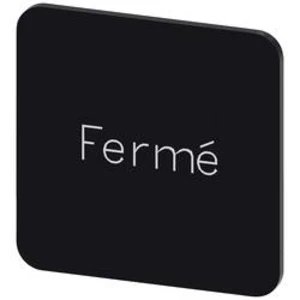 Štítek s popisem Siemens 3SU1900-0AF16-0GK0 3SU19000AF160GK0, (š x v) 22 mm x 22 mm, černá, bílá, 10 ks