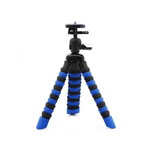 Statív MadMan chobotnice malý (MDMOCTOPUSSMALLBLUE) modrý flexibilný statív • vhodný pre kamery GoPro, Drift HD, ISAW, ActionPro, MagiCam, Lamax Actio