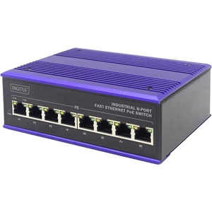 Digitus DN-650108 priemyselný ethernetový switch 10 / 100 MBit/s IEEE 802.3af (12.95 W), IEEE 802.3at (25.5 W)