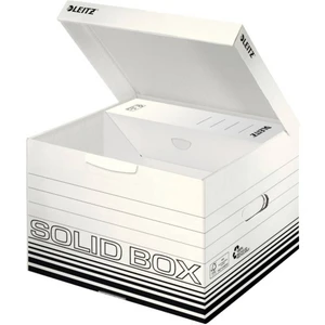 Leitz archivačný box 6118-00-01  karton biela, čierna 10 ks