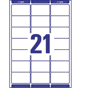 Avery-Zweckform L7160-40 etikety 63.5 x 38.1 mm papier  biela 840 ks permanentné adresná nálepky, univerzálne etikety at