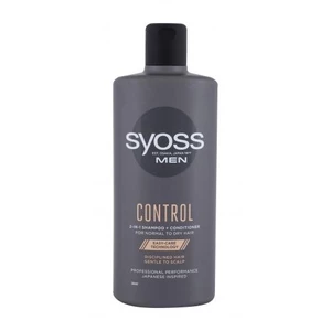 Syoss Professional Performance Men Control 2-in-1 440 ml šampon pro muže na normální vlasy; na suché vlasy