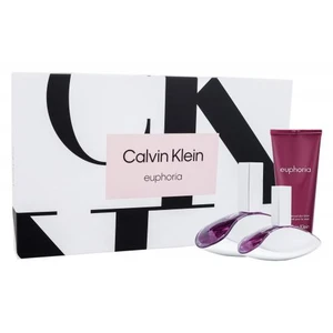 Calvin Klein Euphoria dárková kazeta parfémovaná voda 100 ml + parfémovaná voda 30 ml + tělové mléko 100 ml pro ženy