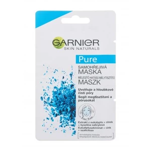 Garnier Skin Naturals Pure Self-Heating Mask 12 ml pleťová maska pro ženy na smíšenou pleť; na mastnou pleť; na problematickou pleť s akné