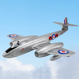 Dynam Gloster Meteor F.8 Meteor 1270mm Winspan Dual 70mm 6S 12-Blades Ducted EDF Jet EPO RC Airplane PNP