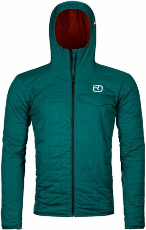 Ortovox Swisswool Piz Badus Jacket M Pacific Green S Outdorová bunda