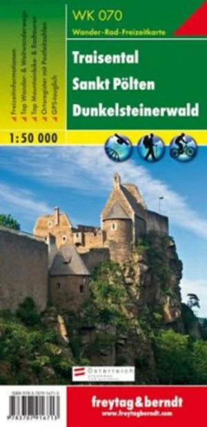 WK 070 Traisental, St.Pölten 1:50 000 / turistická mapa