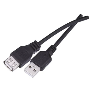 Kábel EMOS USB, 2m, prodlužovací čierny USB 2.0 kabel 

Vlastnosti:

USB A vidlice - USB A zásuvka 
Délka 2m 
High speed 480 Mb/s 
Plně stíněný kabel 