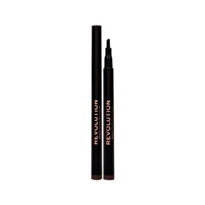 Makeup Revolution London Micro Brow Pen 1 ml ceruzka na obočie pre ženy Medium Brown
