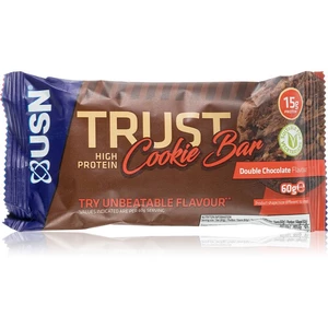 USN Trust Cookie Bar proteinová tyčinka příchuť Double Chocolate 60 g