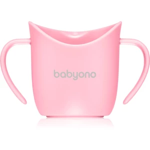 BabyOno Be Active Ergonomic Training Cup tréninkový hrnek s držadly Pink 6 m+ 120 ml