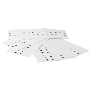 A-Z Sticky Tabs 8 sheet Alphabet White Page Markers 208PCS Self-Adhesive Index Tabs Notebooks