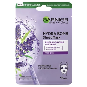 GARNIER Skin Naturals Hydra Bomb Textilná maska ​​Levanduľa 28 g