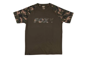 Fox triko Raglan Khaki Camo T-Shirt vel.S